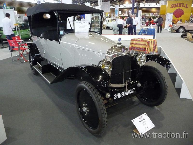 Epoquauto (103).JPG - 05/11/2010 - 69000 LYONƒPOQU'AUTO32�me Salon International Autos & Motos AnciennesCITROèN - Type A torpŽdo 1919ImmatriculŽe : 2889 WN 38